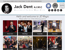 Tablet Screenshot of jdmagic.co.uk